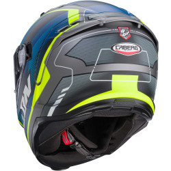 CASCO INTEGRALE AVALON X OPTIC MATT GREY  BLUE  YELLOW FLUO | CABERG