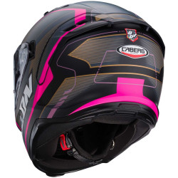 CASCO INTEGRALE AVALON X OPTIC MATT BLACK  GREY  FUCHSIA | CABERG