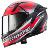 CASCO INTEGRALE AVALON X KIRA MATT BLACK  GREY  RED FLUO | CABERG