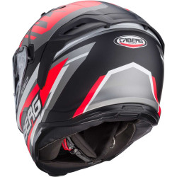 CASCO INTEGRALE AVALON X KIRA MATT BLACK  GREY  RED FLUO | CABERG