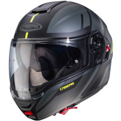 CASCO MODULARE LEVO X MANTA MATT BLACK ANTHRACITE YELLOW...