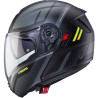 CASCO MODULARE LEVO X MANTA MATT BLACK ANTHRACITE YELLOW FLUO | CABERG