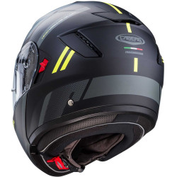 CASCO MODULARE LEVO X MANTA MATT BLACK ANTHRACITE YELLOW FLUO | CABERG