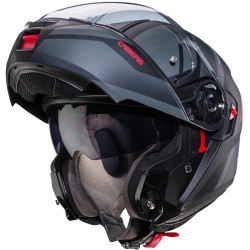 CASCO MODULARE LEVO X MANTA MATT BLACK ANTHRACITE RED | CABERG