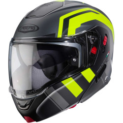 CASCO MODULARE HORUS X ROAD MATT GUN METALBLACKYELLOW...