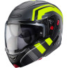 CASCO MODULARE HORUS X ROAD MATT GUN METALBLACKYELLOW FLUO | CABERG