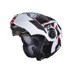 CASCO MODULARE DUKE EVO MOVE BLACK  WHITE  RED | CABERG