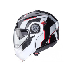 CASCO MODULARE DUKE EVO MOVE BLACK  WHITE  RED | CABERG