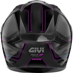 CASCO INTEGRALE 50.9 ENIGMA NERO TITANIO ROSA | GIVI