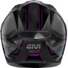 CASCO INTEGRALE 50.9 ENIGMA NERO TITANIO ROSA | GIVI