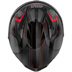 CASCO INTEGRALE 50.9 ENIGMA NERO TITANIO ROSSO | GIVI