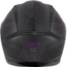 CASCO INTEGRALE 50.7 PHOBIA NERO OPACO FUCSIA | GIVI