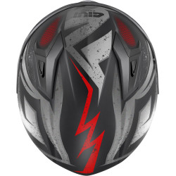 CASCO INTEGRALE 50.7 REBEL NERO OPACO ROSSO | GIVI