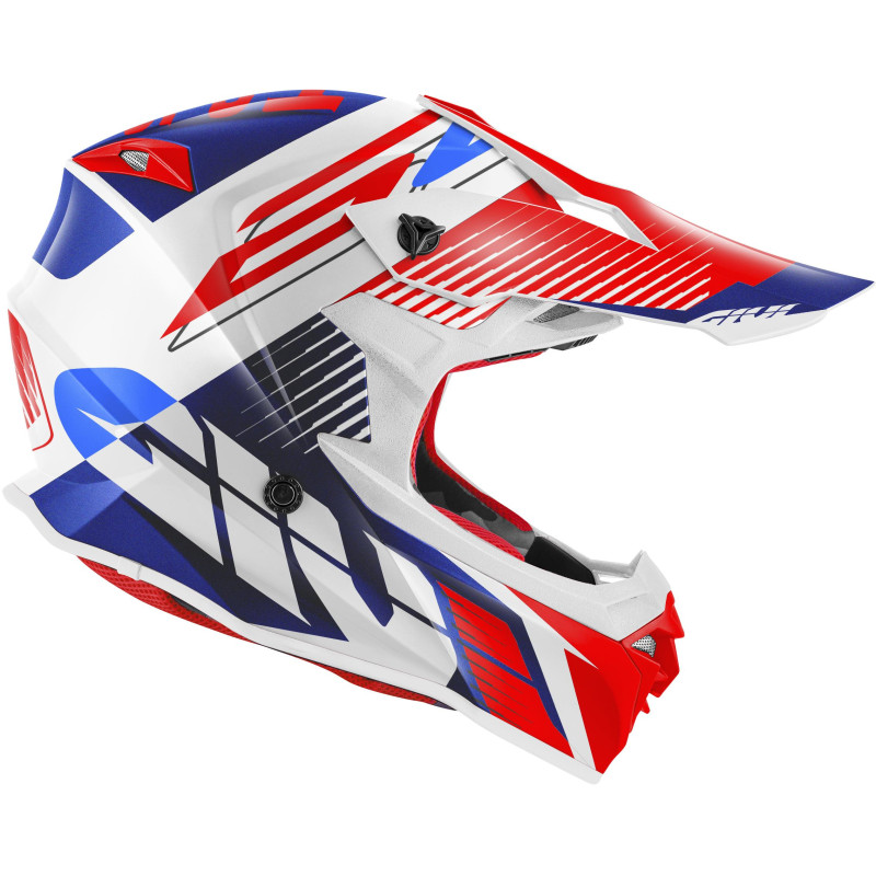 CASCO KV30 ENDURO RIDE BIANCO ROSSO BLU KAPPA Taglia Int XS