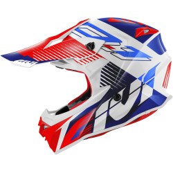 CASCO CROSS 60.1 FRESH ROSSO BLU BIANCO | GIVI