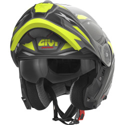 CASCO MOD. X27 SECTOR TITANIO OPACO NERO GIALLO | GIVI