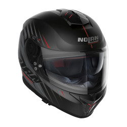 CASCO INTEGRALE N80-8 KOSMOS N-COM 063 NERO OPACO  | NOLAN