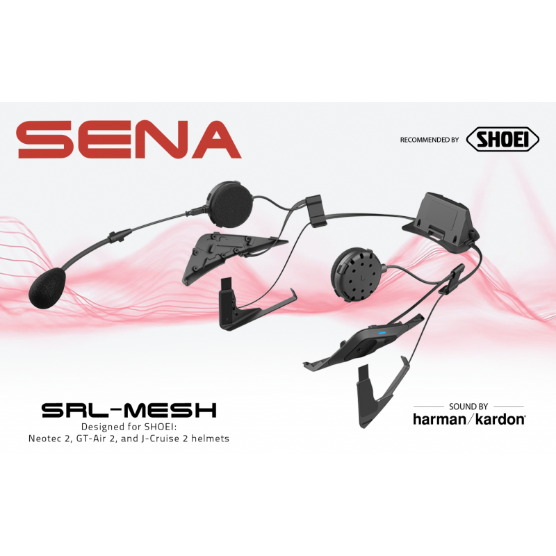 SENA SRL-MESH BLUETOOTH INTERFONO | SHOEI