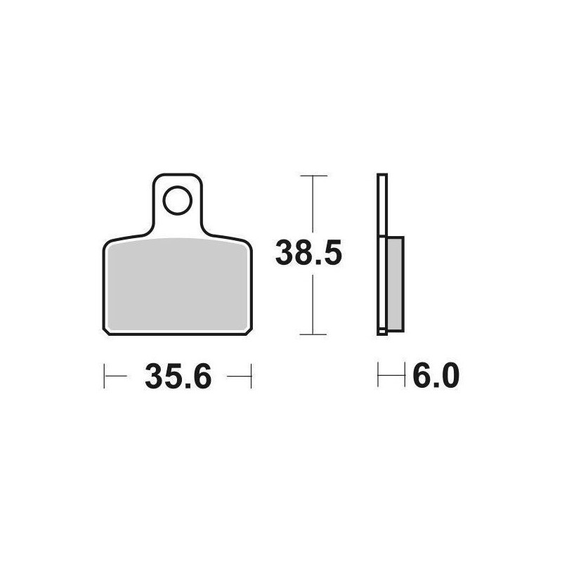 6568030 PASTIGLIE FRENO SBS 803HF | SGR