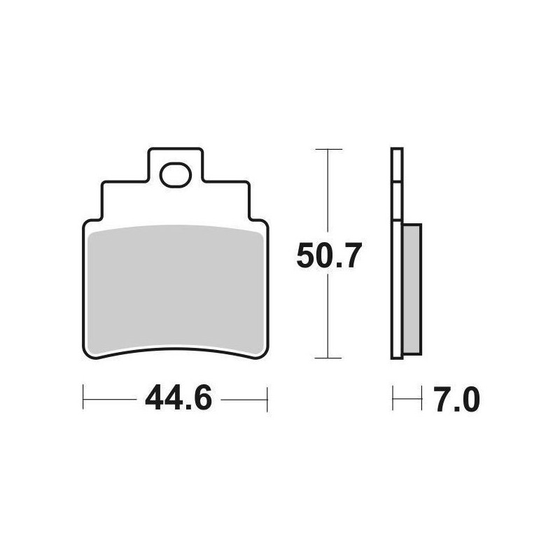 65617110 SET 4 PASTIGLIE FRENO SBS 171CT | SGR