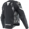 AVRO 5 LEATHER JACKET BLACK WHITE ANTHRACITE | DAINESE