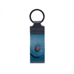 PIN LEATHER KEYRING  PETROL BLUE | DAINESE