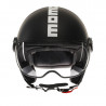 CASCO JET FGTR CLASSIC MOMO E2206 MONO MATT BLACK/WHITE | MOMO DESIGN