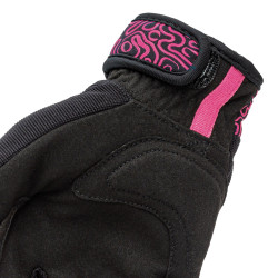 GUANTI LADY MIKY NERO FUCSIA GRAPHIC | TUCANO URBANO