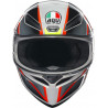 CASCO INTEGRALE K1 S AGV E2206 BLIPPER GREY RED | AGV