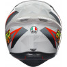 CASCO INTEGRALE K1 S AGV E2206 BLIPPER GREY RED | AGV