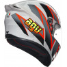 CASCO INTEGRALE K1 S AGV E2206 BLIPPER GREY RED | AGV