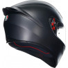 CASCO INTEGRALE K1 S AGV E2206 MATT BLACK | AGV