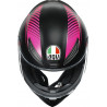 CASCO INTEGRALE K1 S AGV E2206 WARMUP BLACK PINK | AGV