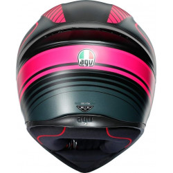 CASCO INTEGRALE K1 S AGV E2206 WARMUP BLACK PINK | AGV