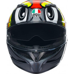 CASCO INTEGRALE K3 AGV E2206 MPLK BIRDY 2.0 GREY YELLOW RED | AGV