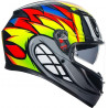 CASCO INTEGRALE K3 AGV E2206 MPLK BIRDY 2.0 GREY YELLOW RED | AGV