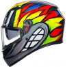 CASCO INTEGRALE K3 AGV E2206 MPLK BIRDY 2.0 GREY YELLOW RED | AGV