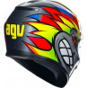 CASCO INTEGRALE K3 AGV E2206 MPLK BIRDY 2.0 GREY YELLOW RED | AGV