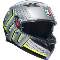 CASCO INTEGRALE K3 AGV E2206 MPLK FORTIFY GREY BLACK...