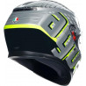 CASCO INTEGRALE K3 AGV E2206 MPLK FORTIFY GREY BLACK YELLOW FLUO | AGV