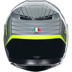 CASCO INTEGRALE K3 AGV E2206 MPLK FORTIFY GREY BLACK YELLOW FLUO | AGV