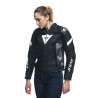 GIACCA AVRO 5 LEATHER JACKET WMN BLACK BLACK WHITE | DAINESE