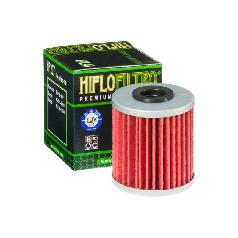 HF207  FILTRO OLIO KAWA KX 250 F 03 - SUZUKI RM 250 Z 03 - HF | HIFLO FILTRO |  E1720700