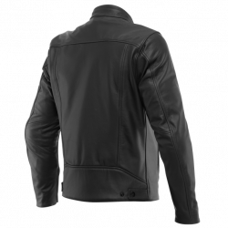 GIACCA FULCRO LEATHER JACKET DARK-BROWN | DAINESE