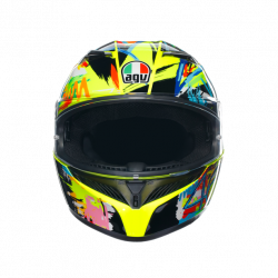 CASCO INTEGRALE K3 AGV E2206 MPLK ROSSI WINTER TEST 2019 | AGV