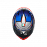 CASCO INTEGRALE K6 S AGV E2206 MPLK SLASHCUT BLACK BLUE RED | AGV