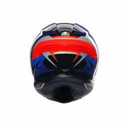 CASCO INTEGRALE K6 S AGV E2206 MPLK SLASHCUT BLACK BLUE RED | AGV