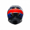 CASCO INTEGRALE K6 S AGV E2206 MPLK SLASHCUT BLACK BLUE RED | AGV