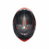 CASCO INTEGRALE K6 S AGV E2206 MPLK SLASHCUT BLACK GREY RED | AGV