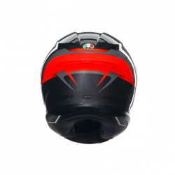 CASCO INTEGRALE K6 S AGV E2206 MPLK SLASHCUT BLACK GREY RED | AGV